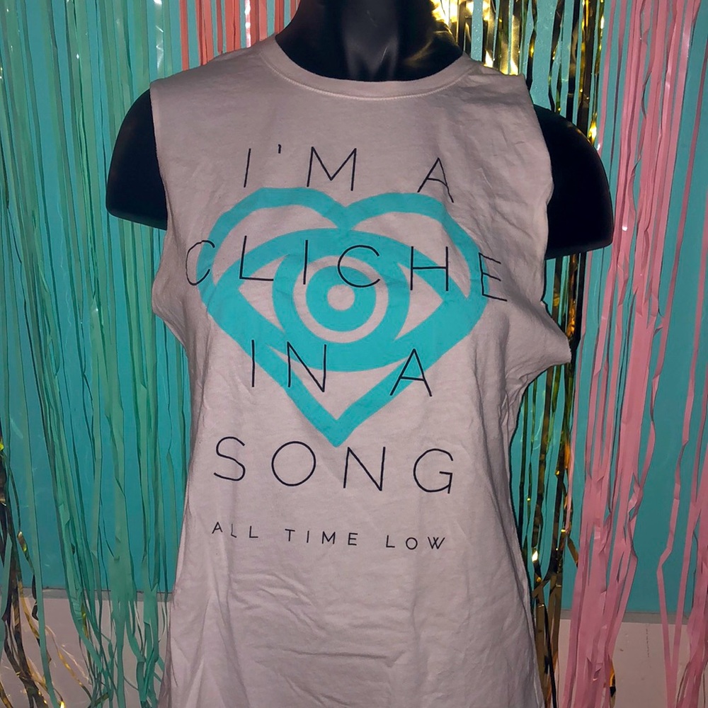 “I’m a cliche in a song” All Time Low tank